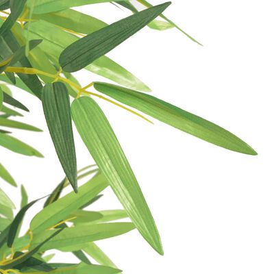 vidaXL kunstig bambusplante med potte 120 cm grøn