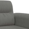 vidaXL 2-personers sofa 120 cm mikrofiberstof m&oslash;rkegr&aring;
