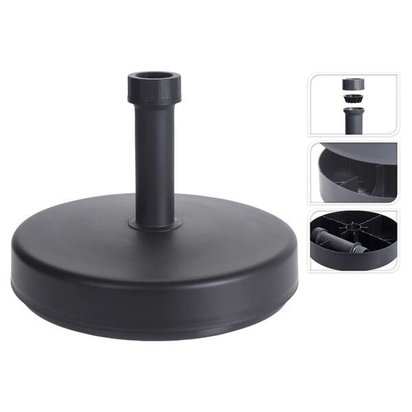 ProGarden parasolfod 46 cm rund gr&aring;