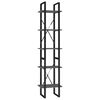 vidaXL bogreol 5 hylder 40x30x175 cm konstrueret tr&aelig; gr&aring;