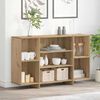 vidaXL Sideboard Artisan Egetr&aelig; 120 x 30 x 75 cm Konstrueret tr&aelig;
