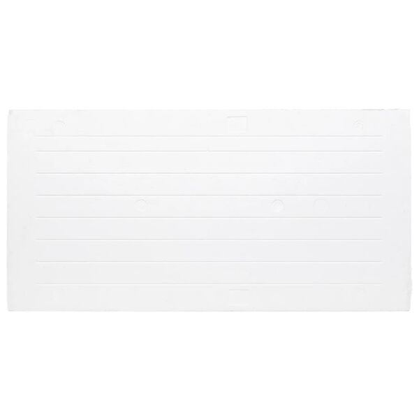 vidaXL 3D-vægpaneler 10 stk. 100x50 cm EPS rød og hvid