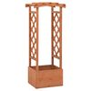 vidaXL plantekasse med espalier 49x39x117 cm fyrretr&aelig;