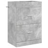 vidaXL Badev&aelig;relse Under Vask Skab Betongr&aring; 56 x 37,5 x 81 cm