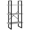 vidaXL opbevaringsreol 60x30x105 cm konstrueret tr&aelig; betongr&aring;