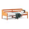 vidaXL daybed uden madras 90x190 cm massivt fyrretr&aelig; gyldenbrun