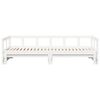 vidaXL daybed uden madras 80x200 cm massivt fyrretræ hvid