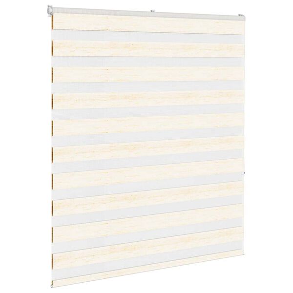 vidaXL zebragardin marmorbeige 130x150 cm stofbredde 125,9cm polyester