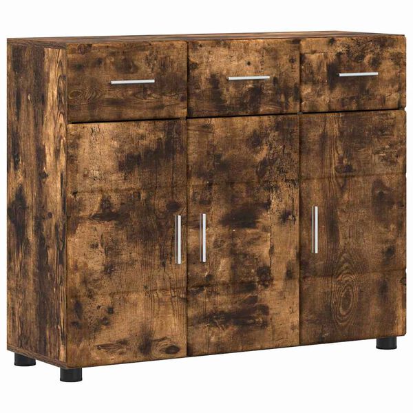 vidaXL Sideboard FLORIN R&oslash;get eg 88,5 x 30,5 x 73 cm Konstrueret tr&aelig;