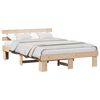 vidaXL Sengestel Naturfarvet 140 x 200 cm Massiv fyrretr&aelig;