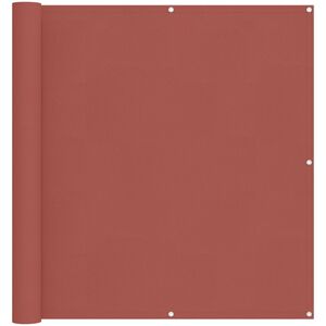 vidaXL Altan Sk&aelig;rm Terrakotta 110 x 800 cm Oxford stof