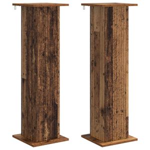 vidaXL Planteholder 2 pcs Gammelt tr&aelig; 30,5 x 30 x 100,5 cm