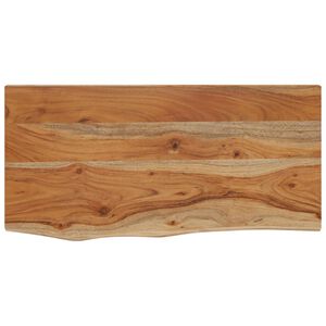 vidaXL v&aelig;ghylde 40x20x2,5 cm rektangul&aelig;r massivt akacietr&aelig;