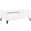 vidaXL sofabord 90x50x36,5 cm konstrueret tr&aelig; hvid