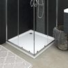 vidaXL Brusebunde 90 x 90 x 4 cm ABS