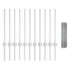 vidaXL Hegn med post S&oslash;lv 0,6 x 25 m St&aring;l