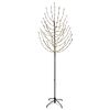vidaXL LED juletr&aelig; Sort 210 cm St&aring;l 180 LED'er