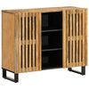 vidaXL sk&aelig;nk 90x34x75 cm massivt ru mangotr&aelig;