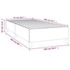 vidaXL Boxspring sengeramme Sort 100x200 cm Stof