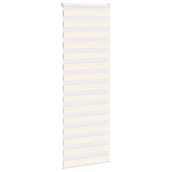 vidaXL zebragardin marmorbeige 70x230 cm stofbredde 65,9 cm polyester
