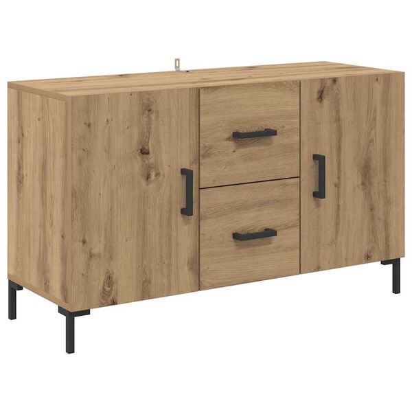 vidaXL Sideboard Artisan Egetr&aelig; 100 x 36 x 60 cm Konstrueret tr&aelig;
