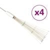 vidaXL udend&oslash;rslys fyrv&aelig;rkeridesign 4 stk. 20 cm 560 LED'er flerfarvet