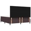 vidaXL Box spring seng med madras M&oslash;rk Brun 180 x 200 cm Stof