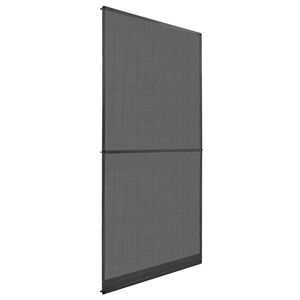 vidaXL Svingbart insektnet Anthracit og sort 100 x 215 cm