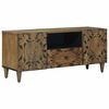 vidaXL TV-skab Brun 105 x 33,5 x 46 cm Massivt mangotr&aelig;