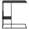 vidaXL sidebord 55x36x59,5 cm konstrueret tr&aelig; sort