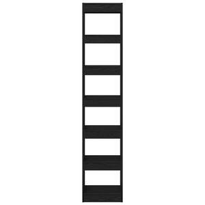 vidaXL Bogskab Sort eg 40 x 30 x 198 cm Konstrueret tr&aelig;