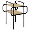 vidaXL Sofabord Sonoma-eg 40 x 40 x 51 cm Konstrueret tr&aelig;