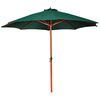 vidaXL parasol 258 cm gr&oslash;n
