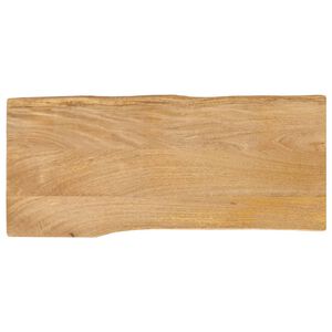 vidaXL bordplade 80x40x3,8 cm naturlig kant massivt mangotr&aelig;