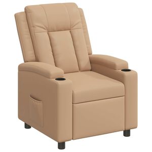 vidaXL Liggestol Cappuccino 75 x 95 x 100 cm Stof