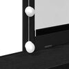vidaXL Dressingbord Sort eg 80 x 41 x 144,5 cm Konstrueret tr&aelig;