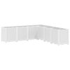 vidaXL plantekasse 160x160x53 cm PP hvid