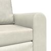 vidaXL Sovesofa Creme 98 x 71 x 83 cm Fl&oslash;jl