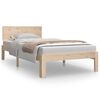 vidaXL sengeramme 90x190 cm massivt tr&aelig;