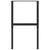 vidaXL stel til arbejdsb&aelig;nk 2 stk. 55x(69-95,5) cm metal sort