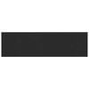 vidaXL Vindueskarm Sort med tr&aelig;struktur 140 x 40 x 4,5 cm PVC