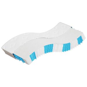 vidaXL springmadras med pocketfjedre 90x200 cm medium