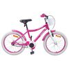 vidaXL B&oslash;rnecykel 18 tommer til 5-7 &aring;r gammel Lyser&oslash;d