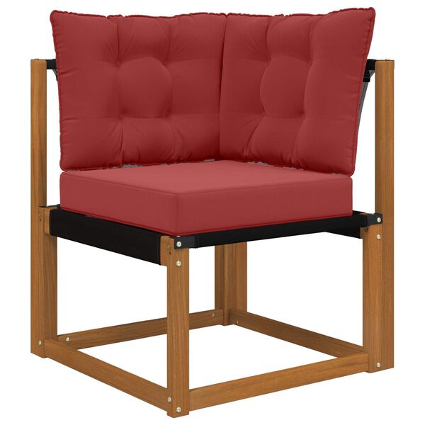 vidaXL Udend&oslash;rs Sofa Pude 3 pcs Vinr&oslash;d Polyester