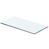 vidaXL hylde glaspanel klar 40x15 cm