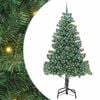 vidaXL Juletr&aelig; Gr&oslash;n 210 cm PVC