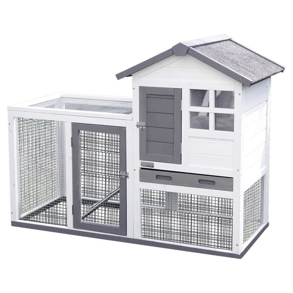 Kerbl løbegård til gnavere Freetime Luke 127x62x98 cm træ glaseret