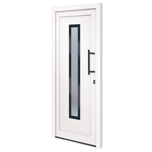 vidaXL hovedd&oslash;r 88x200 cm PVC hvid