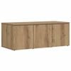 vidaXL tv-bord 80x34x30 cm konstrueret tr&aelig; kunsteg