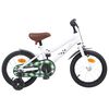 vidaXL B&oslash;rnecykel 14 tommer anbefalet til 3-5 &aring;r gammel Hvid